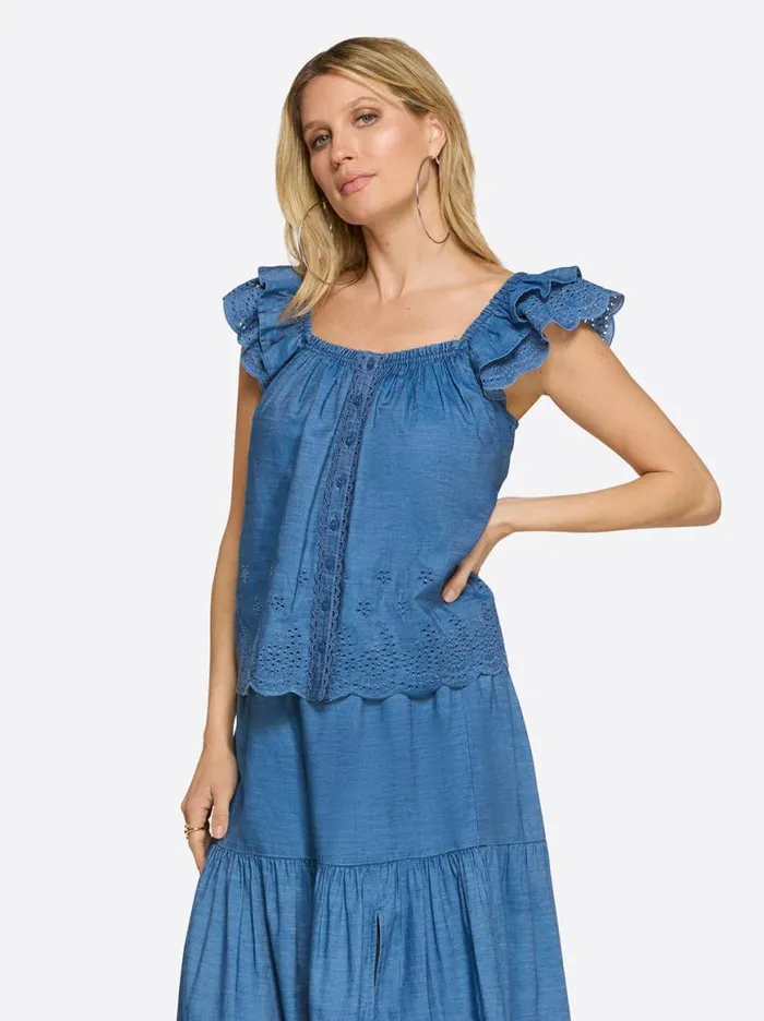 Women Violetta Top In Premium Jessica Simpson Sets
