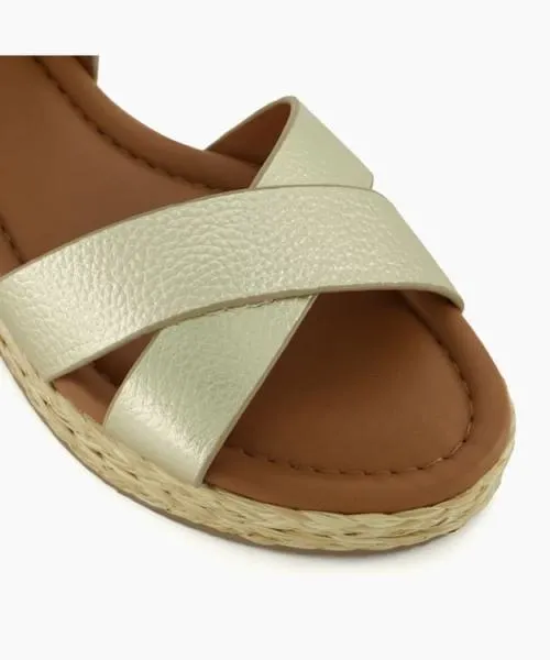 Women Wedge Sandals Dune London Linnie 8211 Gold Metallic Women Wedge Sandals Dune London Linnie 8211 Gold Metallic