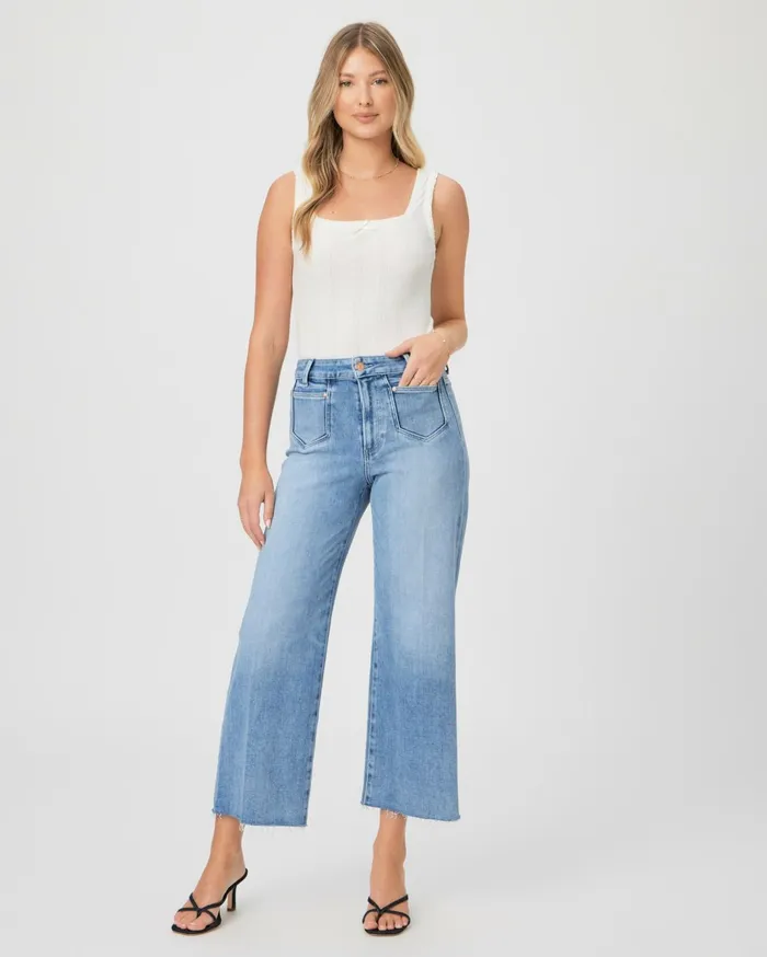 Women Wide Leg PAIGE Anessa Wide Leg Jean 8211 Madelyn