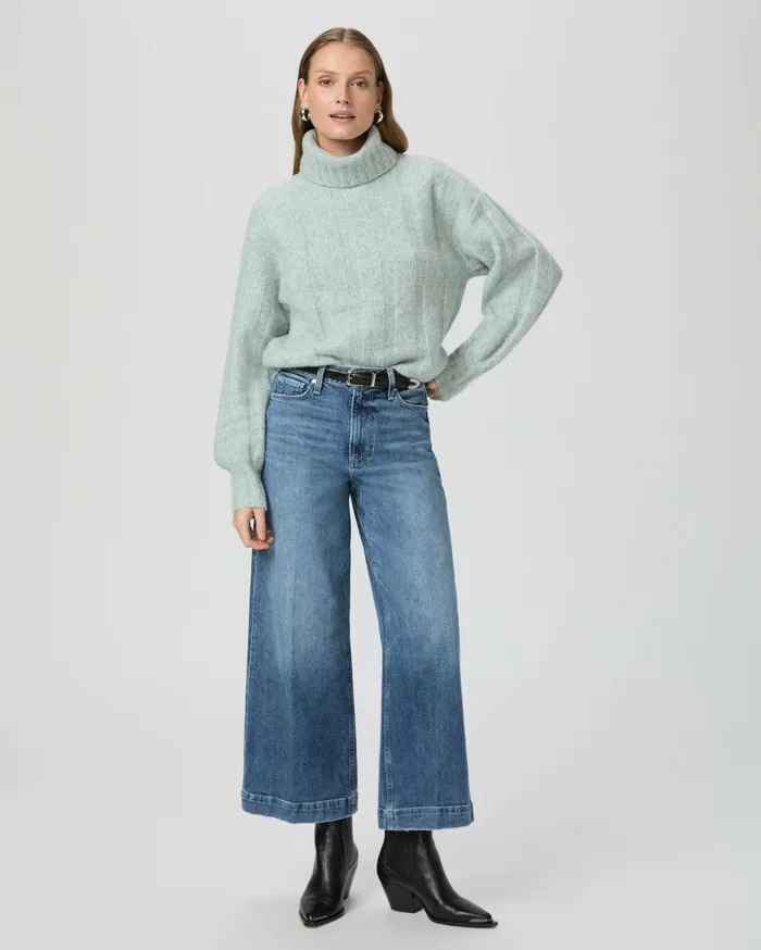 Women Wide Leg PAIGE Harper Ankle Wide Leg Jean 8211 Wings