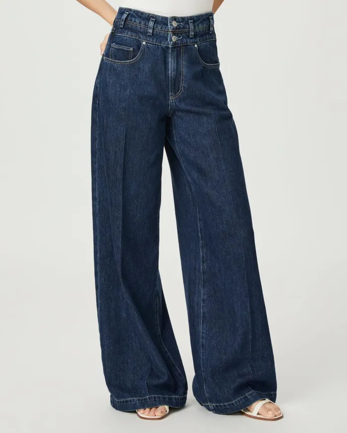 Women Wide Leg PAIGE Portia Wide Leg Jean 8211 Michiru