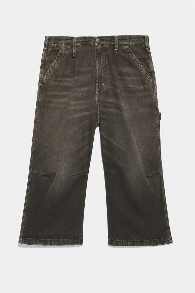 Women Wide Leg R13 Cropped Wideleg Carpenter Pant 8211 Ellery Black