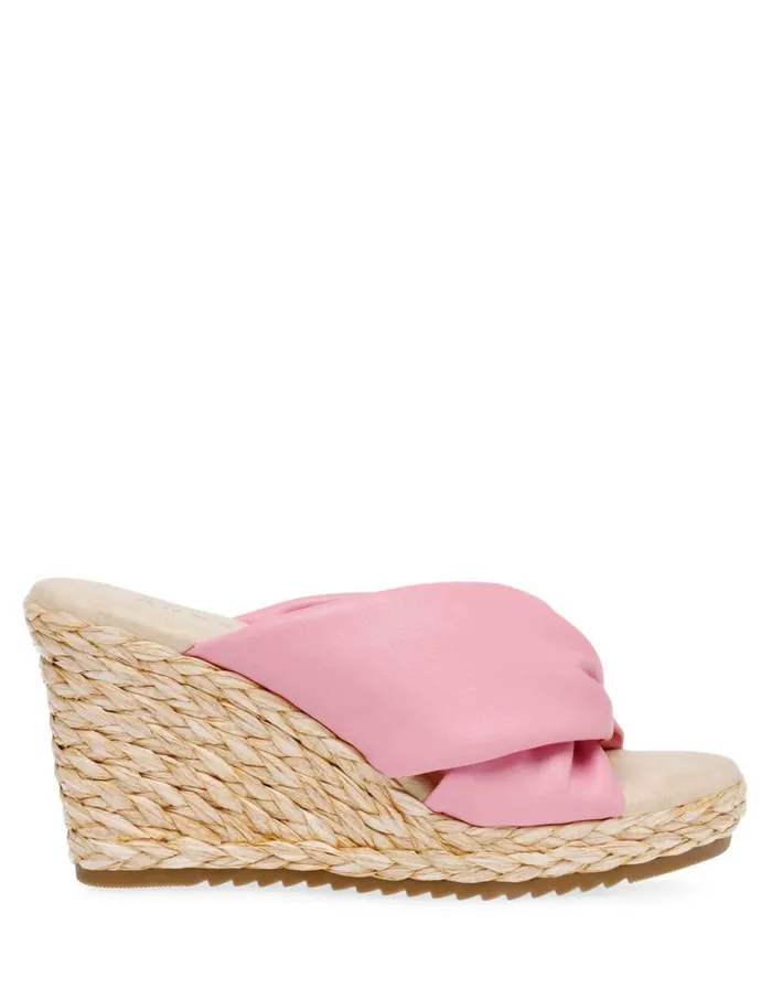 Women Winnie Wedge Pink Smooth Anne Klein Wedges