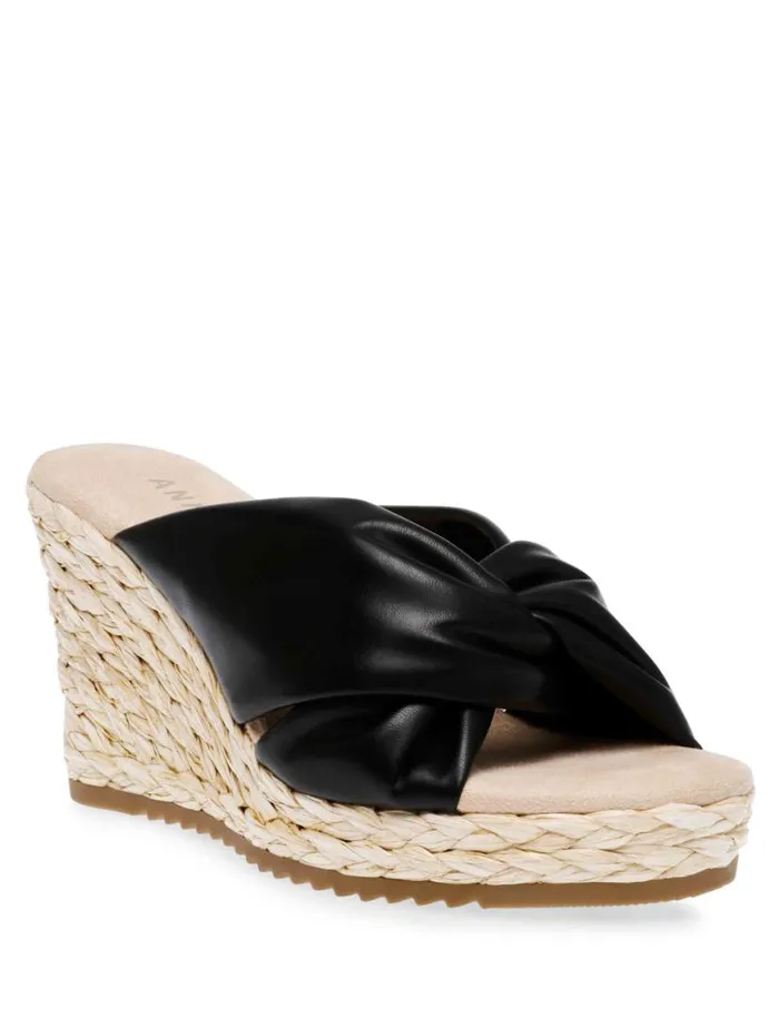 Women Winnie Wedge Pink Smooth Anne Klein Wedges