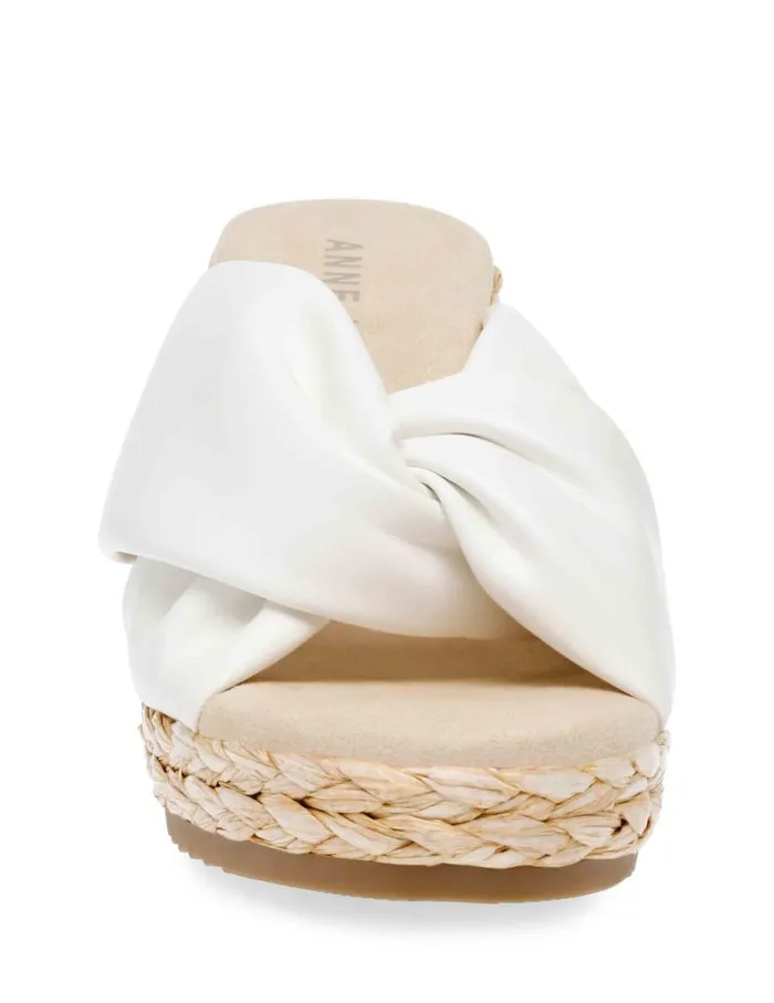Women Winnie Wedge Pink Smooth Anne Klein Wedges