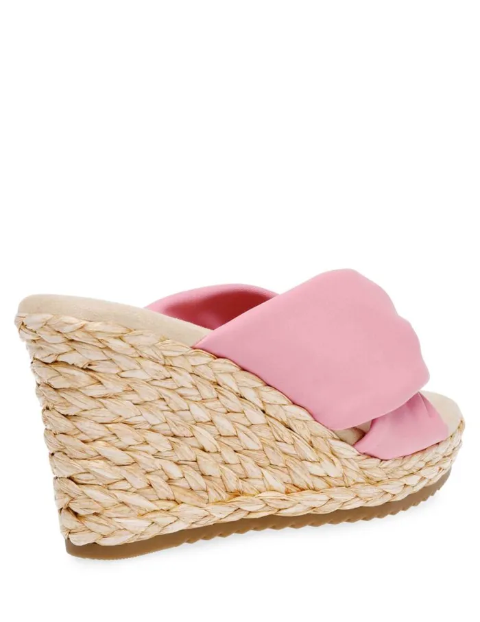 Women Winnie Wedge Pink Smooth Anne Klein Wedges