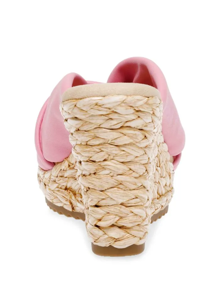 Women Winnie Wedge Pink Smooth Anne Klein Wedges