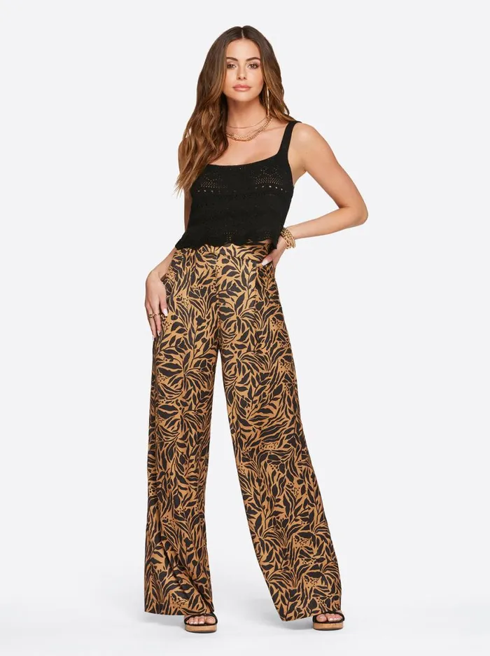 Women Winnie Wide Leg Pants In Zebra Floral Jessica Simpson Bottoms