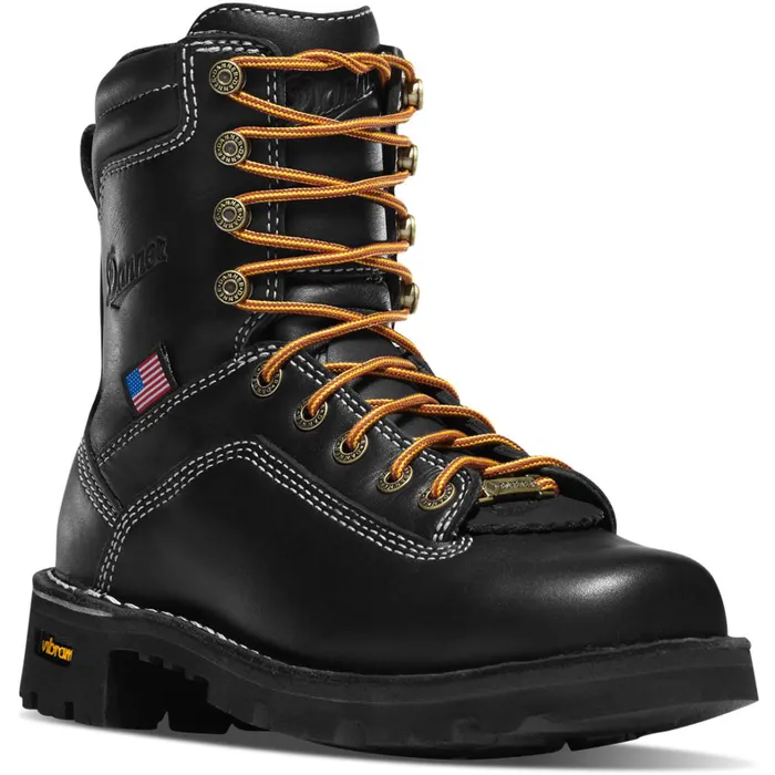 Women Work Danner Quarry USA Black Alloy Toe