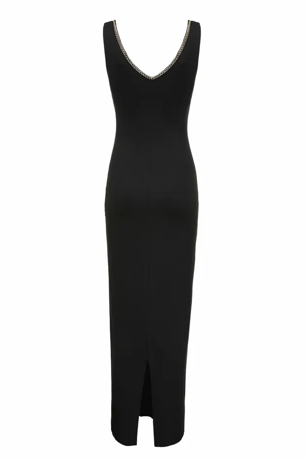 Womens Amber VNeck Maxi Dress Black Dresses Holland Cooper Womens Amber VNeck Maxi Dress Black Dresses Holland Cooper