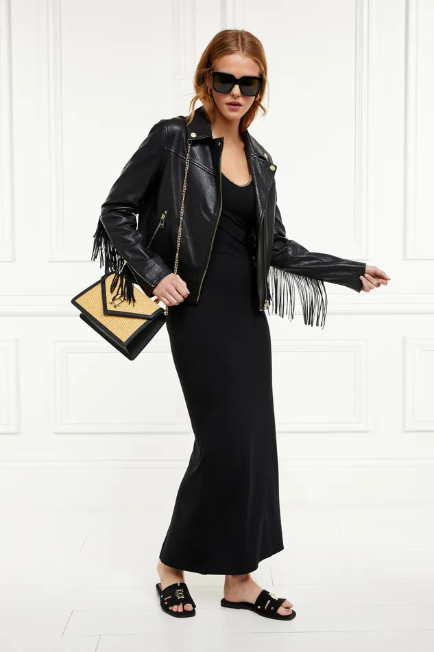 Womens Amber VNeck Maxi Dress Black Dresses Holland Cooper Womens Amber VNeck Maxi Dress Black Dresses Holland Cooper