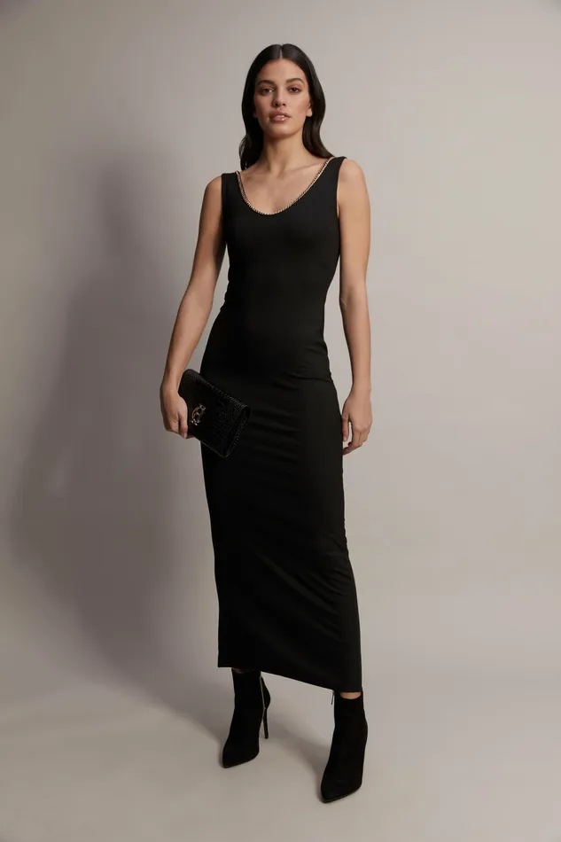 Womens Amber VNeck Maxi Dress Black Dresses Holland Cooper Womens Amber VNeck Maxi Dress Black Dresses Holland Cooper