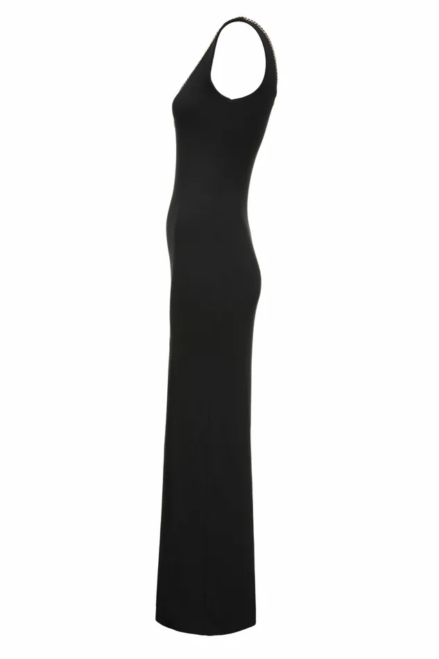 Womens Amber VNeck Maxi Dress Black Dresses Holland Cooper Womens Amber VNeck Maxi Dress Black Dresses Holland Cooper