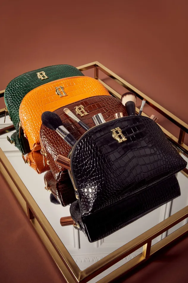 Womens Chelsea Makeup Bag Tan Croc Holdalls and Travel Bags Holland Cooper Womens Chelsea Makeup Bag Tan Croc Holdalls and Travel Bags Holland Cooper