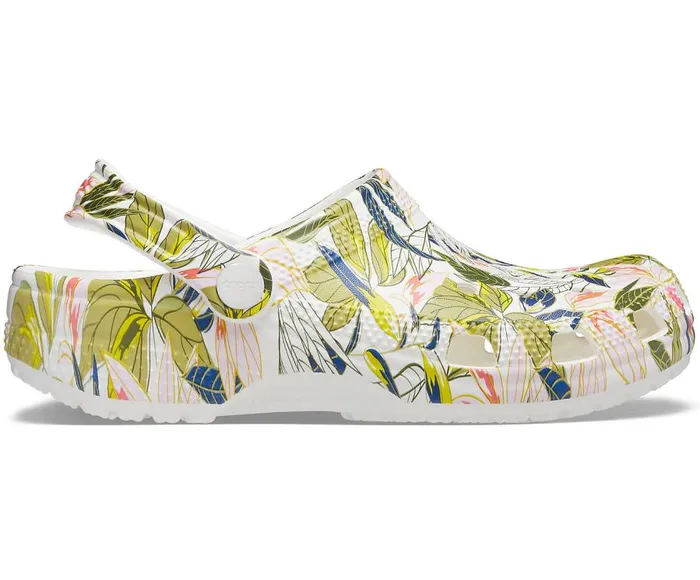 Womens Classic Vera Bradley Clog White Crocs Clogs