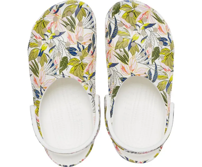Womens Classic Vera Bradley Clog White Crocs Clogs