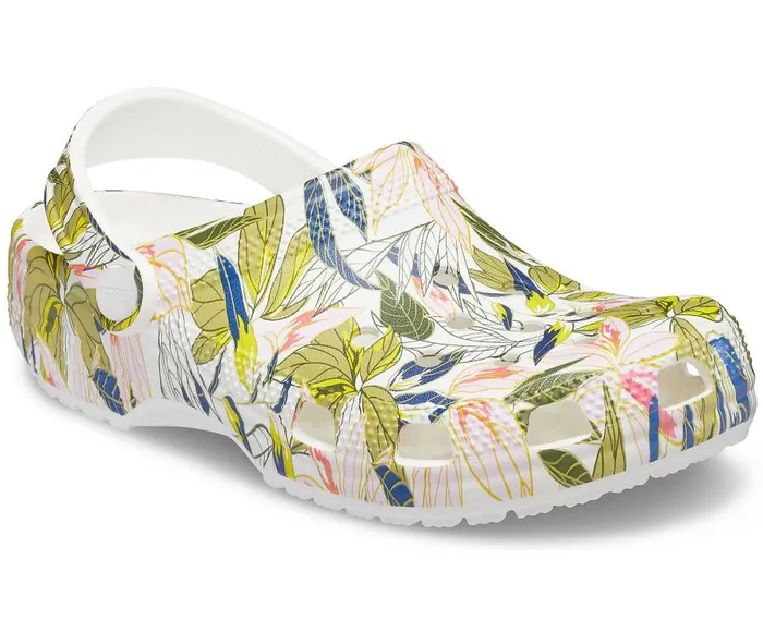 Womens Classic Vera Bradley Clog White Crocs Clogs