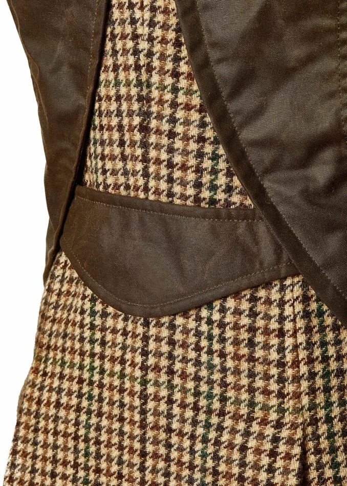 Womens Field Vest Hailes Green Tweed Gilets Holland Cooper Womens Field Vest Hailes Green Tweed Gilets Holland Cooper