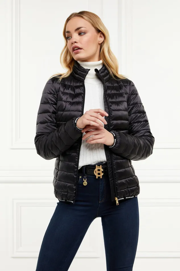 Womens Hawling Packable Jacket Black Jackets Holland Cooper Womens Hawling Packable Jacket Black Jackets Holland Cooper