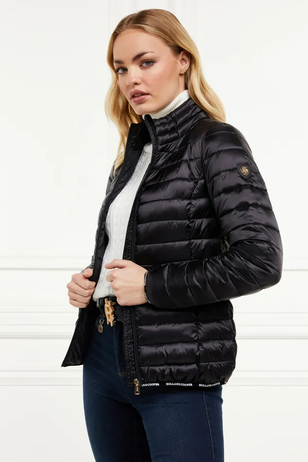 Womens Hawling Packable Jacket Black Jackets Holland Cooper Womens Hawling Packable Jacket Black Jackets Holland Cooper