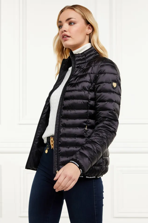 Womens Hawling Packable Jacket Black Jackets Holland Cooper Womens Hawling Packable Jacket Black Jackets Holland Cooper