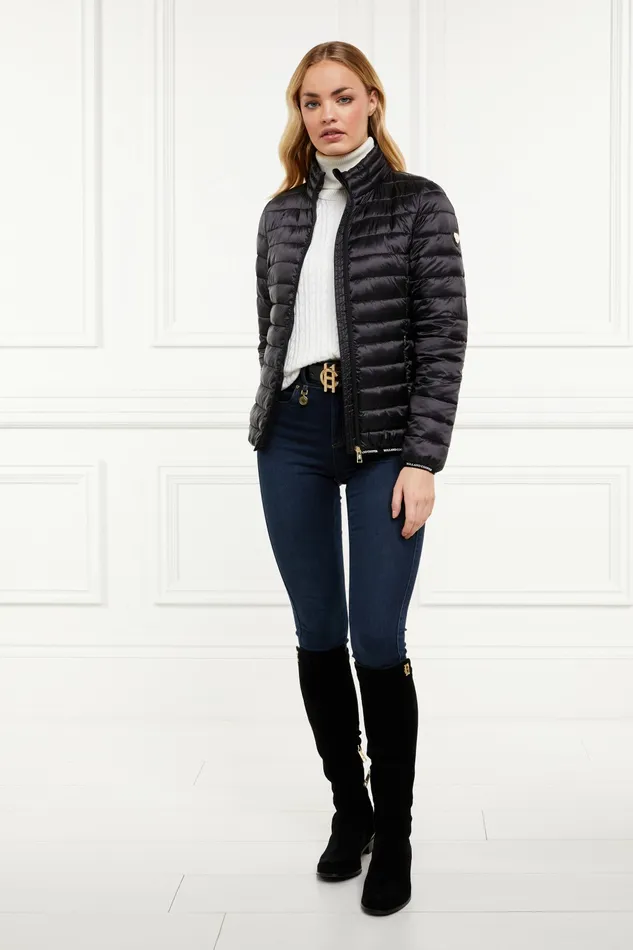 Womens Hawling Packable Jacket Black Jackets Holland Cooper Womens Hawling Packable Jacket Black Jackets Holland Cooper