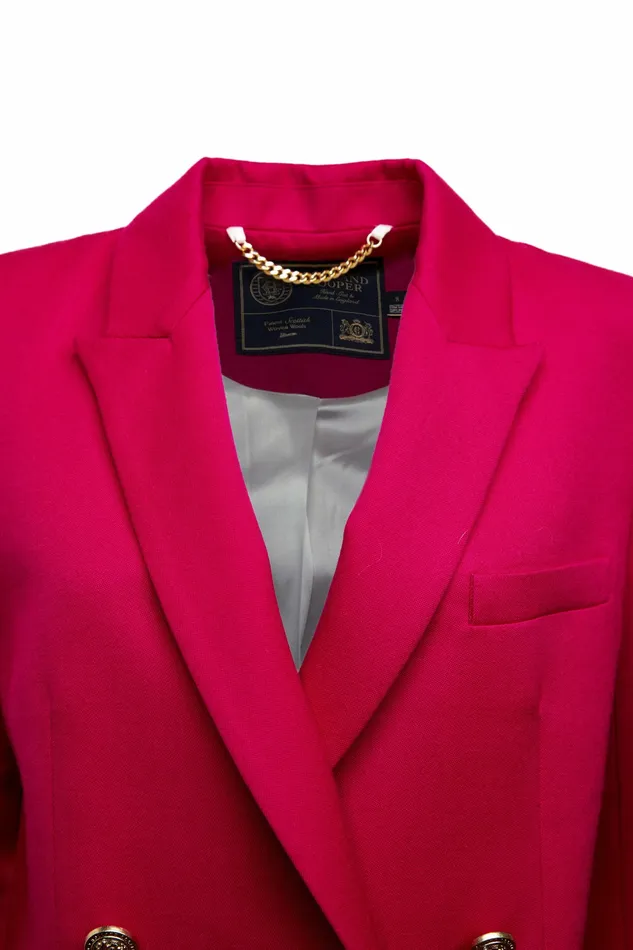 Womens Holland Cooper Belgravia Blazer Hot Pink Barathea Jackets Womens Holland Cooper Belgravia Blazer Hot Pink Barathea Jackets