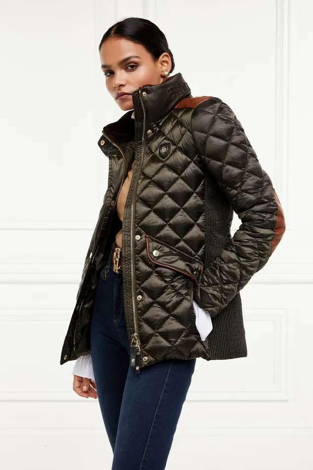 Womens Holland Cooper Charlbury Quilted Jacket Heritage Khaki Jackets Womens Holland Cooper Charlbury Quilted Jacket Heritage Khaki Jackets