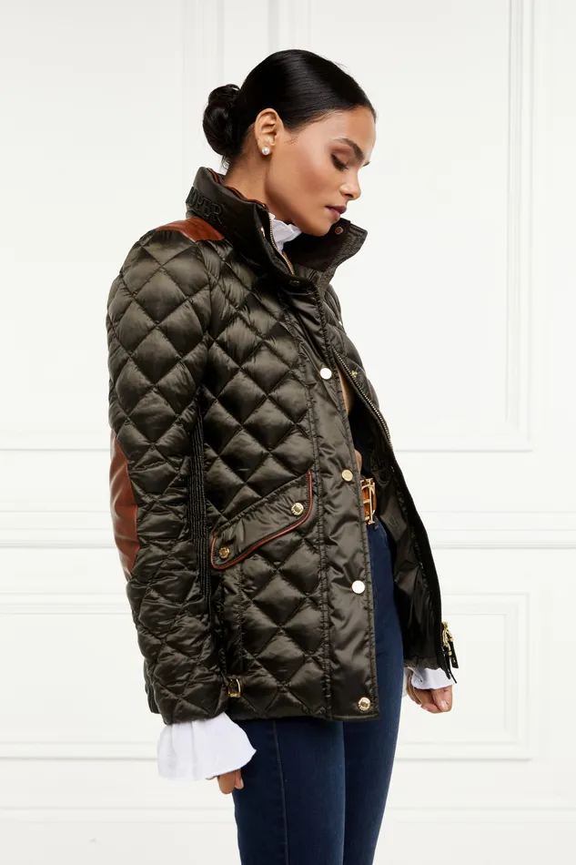Womens Holland Cooper Charlbury Quilted Jacket Heritage Khaki Jackets Womens Holland Cooper Charlbury Quilted Jacket Heritage Khaki Jackets