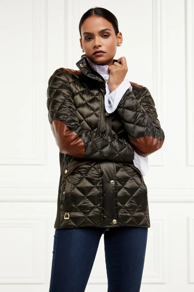 Womens Holland Cooper Charlbury Quilted Jacket Heritage Khaki Jackets Womens Holland Cooper Charlbury Quilted Jacket Heritage Khaki Jackets