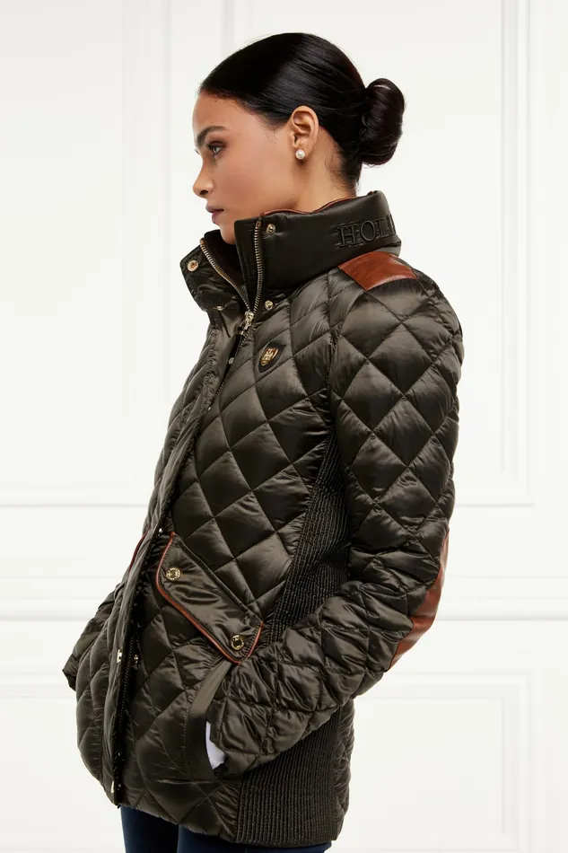 Womens Holland Cooper Charlbury Quilted Jacket Heritage Khaki Jackets Womens Holland Cooper Charlbury Quilted Jacket Heritage Khaki Jackets