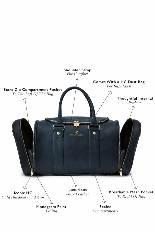 Womens Holland Cooper Equestrian KitTravel Bag Ink Navy Bags Womens Holland Cooper Equestrian KitTravel Bag Ink Navy Bags