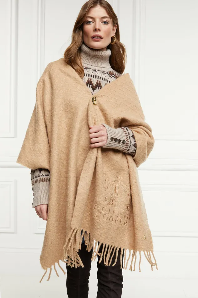 Womens Holland Cooper Heritage Fairisle Knit Latte Fairisle Knitwear Womens Holland Cooper Heritage Fairisle Knit Latte Fairisle Knitwear