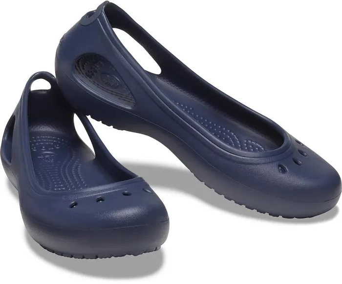 Womens Kadee Flat Navy Navy Crocs Flats
