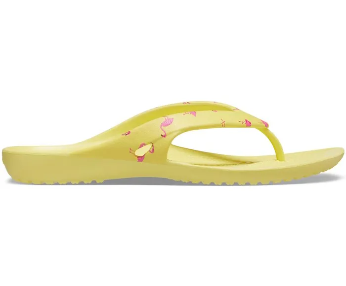 Womens Kadee II Printed Flip Flamingo Crocs Sandals