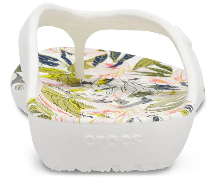 Womens Kadee II Vera Bradley Flip White Crocs Sandals