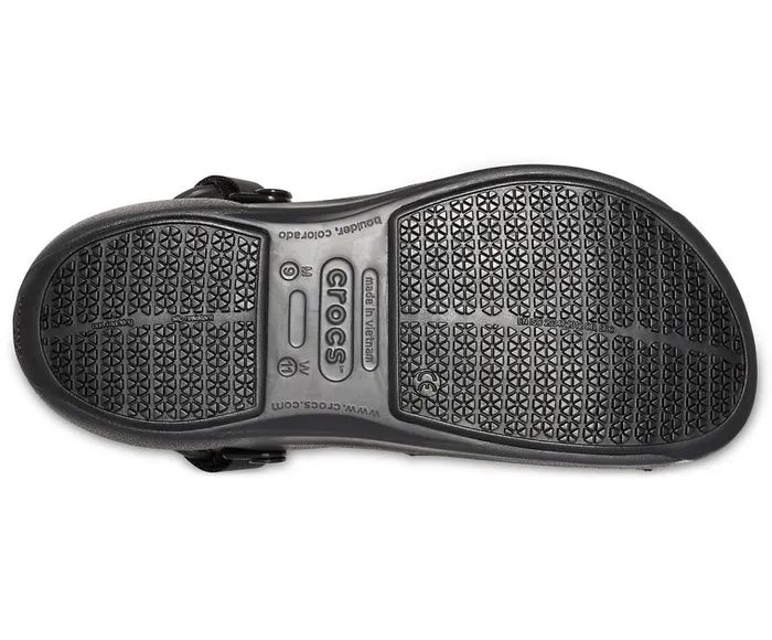 WomensMens Bistro Pro LiteRide Clog Black Crocs Clogs