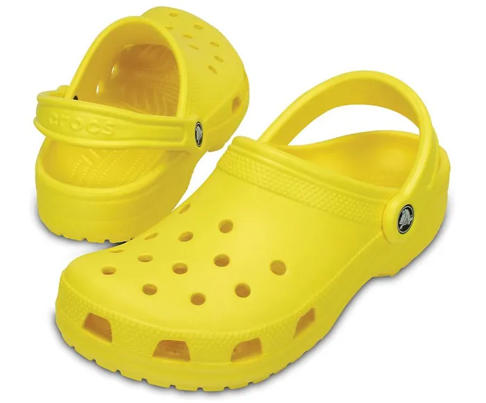 WomensMens Classic Clog Lemon Crocs Clogs