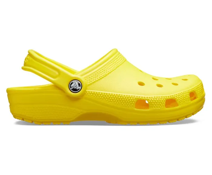 WomensMens Classic Clog Lemon Crocs Clogs