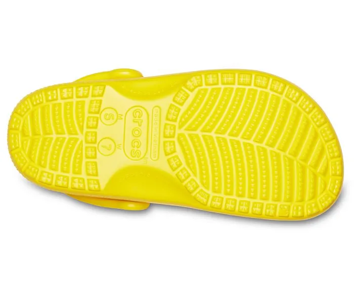 WomensMens Classic Clog Lemon Crocs Clogs
