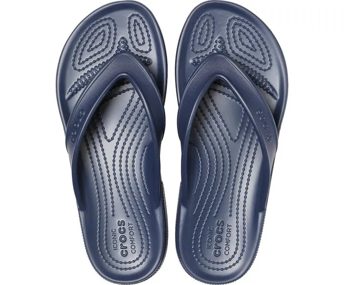 WomensMens Classic II Flip Navy Crocs Sandals
