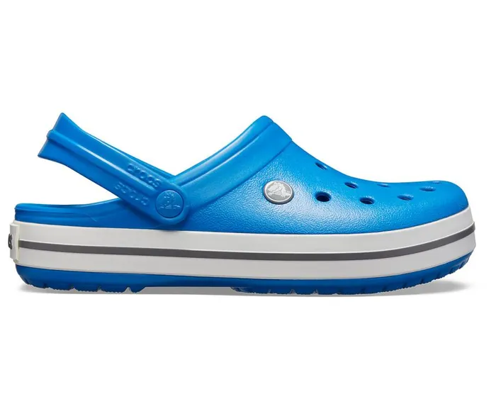 WomensMens Crocband Clog Bright Cobalt Charcoal Crocs Clogs