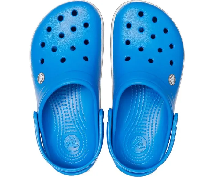 WomensMens Crocband Clog Bright Cobalt Charcoal Crocs Clogs