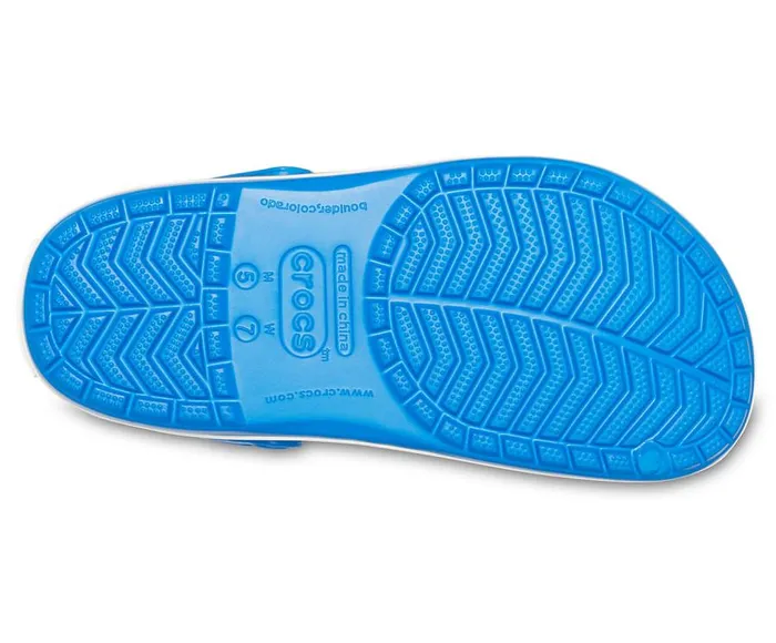 WomensMens Crocband Clog Bright Cobalt Charcoal Crocs Clogs
