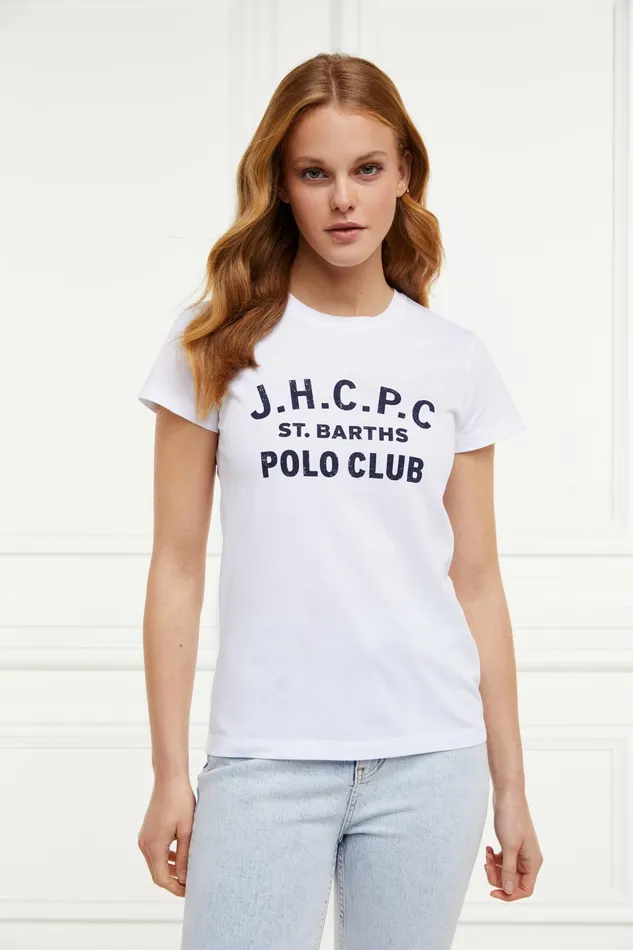 Womens Polo Club Tee White Tops Holland Cooper Womens Polo Club Tee White Tops Holland Cooper
