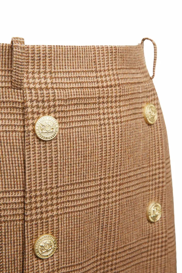 Womens Skirts Holland Cooper Knightsbridge Skirt Tawny Womens Skirts Holland Cooper Knightsbridge Skirt Tawny