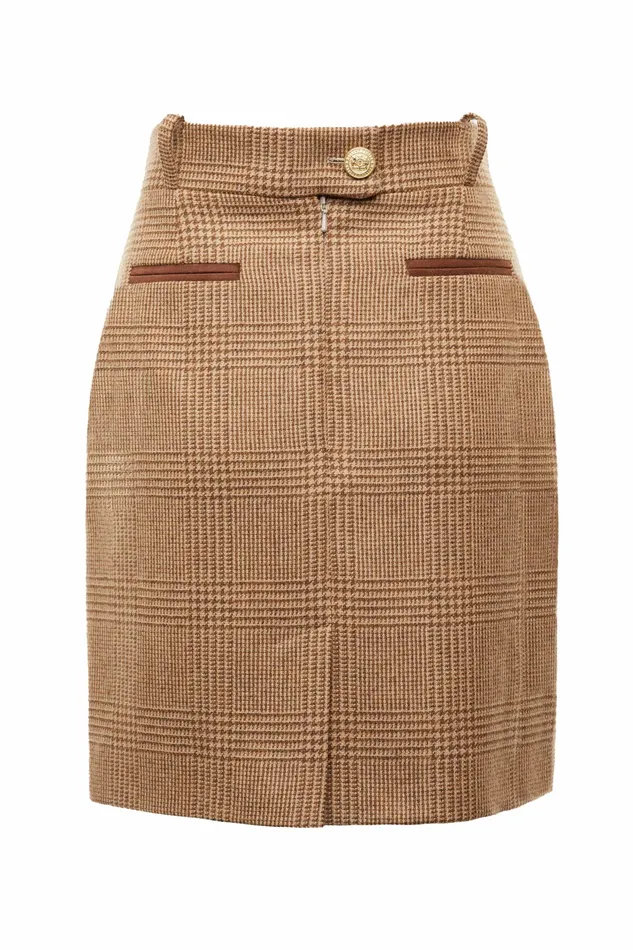 Womens Skirts Holland Cooper Knightsbridge Skirt Tawny Womens Skirts Holland Cooper Knightsbridge Skirt Tawny