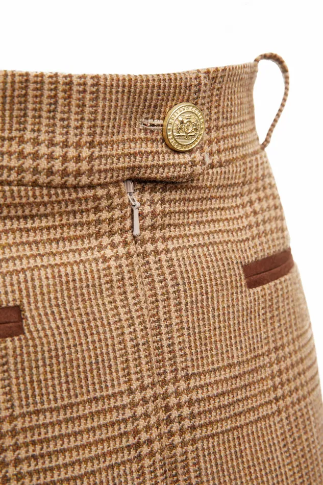 Womens Skirts Holland Cooper Knightsbridge Skirt Tawny Womens Skirts Holland Cooper Knightsbridge Skirt Tawny