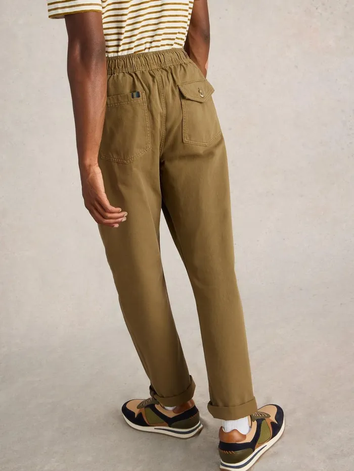 Wren Drawstring Trouser Khaki Green Men White Stuff Trousers Wren Drawstring Trouser Khaki Green Men White Stuff Trousers